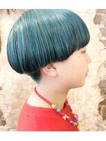 マギーヘア(magiy hair)&nbsp;ターコイズマッシュ［magiy hair西部笑］