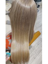 ナチュア ヘアアンドガーデン北千住(NaTur HAIR&GARDEN) 【髪質改善】ミネコラ×ハイトーンカラー