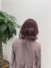 【SDGS】環境に配慮したカラー材使用　カット＋リタッチカラー　￥ 11110