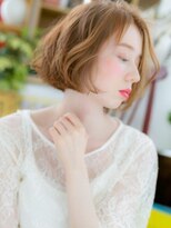 カバーヘア ブリス 志木南口駅前店(COVER HAIR bliss)&nbsp;アシンメトリー前下がり外国人風エアリーボブa志木20代30代40代