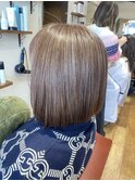 白髪ぼかしハイライト