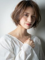 カバーヘア ブリス 戸田公園西口店(COVER HAIR bliss)&nbsp;デザインカラーシルキーベージュ大人ボブw戸田公園20代30代40代!