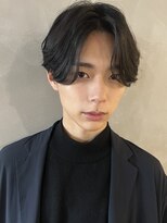パーク(PARK)&nbsp;【PARK】メンズ　カルマパーマ×前下がりショート