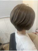 【白鳥未来】 ショートカット×ベージュ