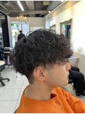 波巻きスパイラルパーマ ツイストスパイラルパーマ 波パーマ