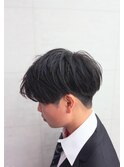 ナチュラルツーブロックマッシュ