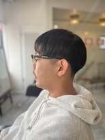 ソイクフ 四条大宮店(SOY-KUFU)&nbsp;【soy-kufu】MEN'S HAIRアッシュブラックマッシュショート