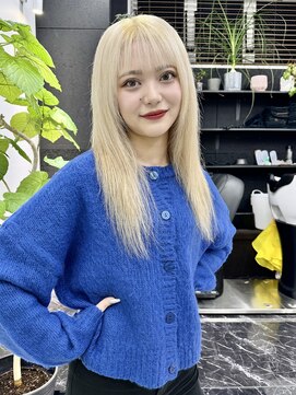 チュダック(ChuDuck) 韓国風《ブロンド》ハイトーン/ケアブリーチ/ダブルカラー