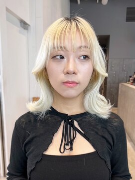 アルバム 銀座(ALBUM GINZA) グレージュカラーグレーベージュくびレイヤー美髪_ba493161