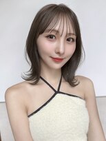 サンド 名古屋(sand)&nbsp;ボブ/レイヤーカット/髪質改善/ウェットヘア/オリーブベージュ