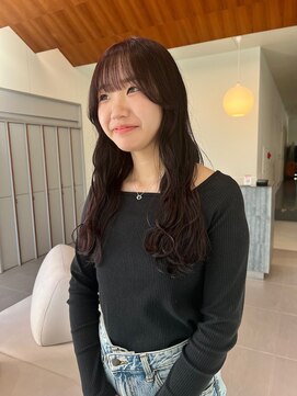 ローレンアオ(LOREN AO) 黒髪/ボブルフ/ネビージュ/小顔/ワンレン/矢場町/髪質改善/前髪