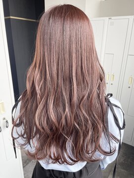 ユニック コウベ(unique KOBE) 髪質改善カラー×ピンクベージュ