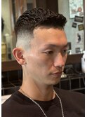 店長【橋本】クルーカット　アイロンパーマ