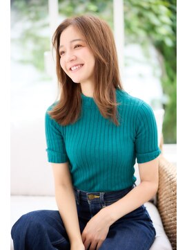 レム 長野青木島店(REM) ミディアムボブ×艶カラー