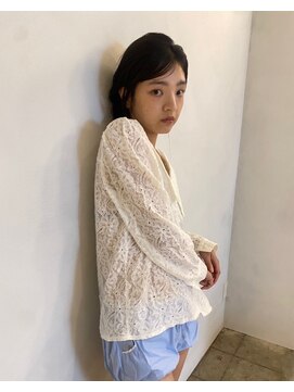 ムード 立川(MHOOD) アレンジ髪質改善ダブルカラーブリーチボブ顔周りレイヤー._.