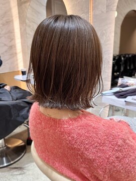 ロンド エスポワール 錦糸町(Lond espoir) ◯イメチェン外ハネボブワイドバングミディアムレイヤーカット1