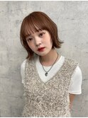 切りっぱなしボブ/くびれボブ/顔まわりレイヤー
