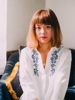 ヘアー＆メイク ルナルナ 明和店　HAIR＆MAKE LUNA LUNA カジュアルくしゅっとボブ