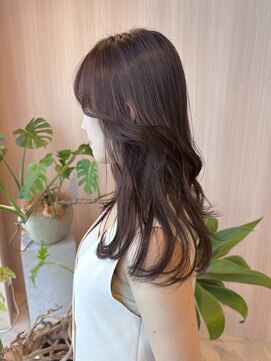 オン キャナルシティ博多前店(on) 【竹内哉汰】ミディアムレイヤー/秋ラベンダーベージュ/20代博多