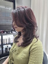 第1位【上質な艶、手触りに】カット＋ケアカラー＋ニュースタンダード（6STEP）TR 19500→14500