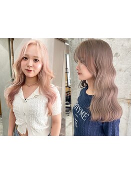 ダメージを最小限に抑えるブリーチで長く綺麗な透明感カラーが楽しめる*［梅田/レイヤー/ケアブリーチ］