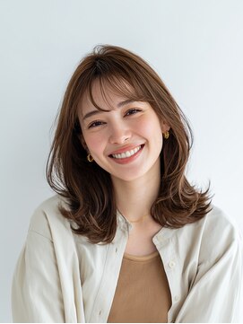 e.m.a プレミアムビューティーサロン 栄駅店(e.m.a PREMIUM BEAUTY SALON) レイヤーカット/イメチェン/外ハネボブ/美髪/ワイドバング/髪型