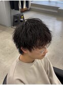 ツイストスパイラルパーマツイストパーマメンズカット札幌大通