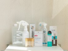 美容室 ミル クレイン(mille Crane)の雰囲気（髪と地肌に優しい商材。）