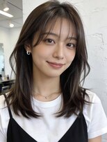 ラシェル パル ノエル(Laciel par Noel) 小顔くびれレイヤーミディ