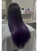 アーチフォーヘア 心斎橋店(a-rch for hair)&nbsp;パープルエクステ デザイン
