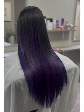 アーチフォーヘア 心斎橋店(a-rch for hair) パープルエクステ デザイン