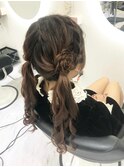お花ツインテール