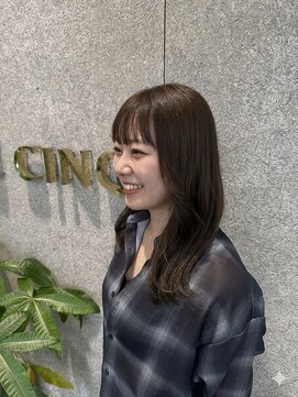 ルサンク(LE CINQ) グレージュヘアカラー