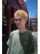 ディスデイバイネルケ 立川(Thisday by nelke)&nbsp;立川ハイトーンブロンドスパイキーショートメンズ