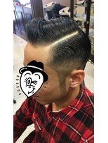 バーバー アカダマ&nbsp;七三分け