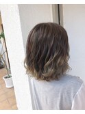 ハイライトグラーデション×ベージュ