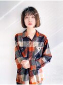 《高松快》レトロボブ×ワンカールスタイル