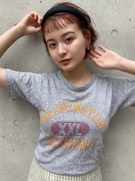 ガレットウメダ(GALETTE UMEDA) #カチューシャアレンジ#Aラインボブ#ショート#ガレットウメダ