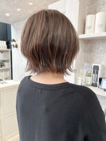 キャアリー(Caary)&nbsp;福山市美容院Caary人気 似合わせカットぱっつんボブ