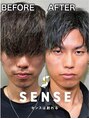 メンズヘアセンス 渋谷(MEN'S HAIR SENSE)/渋谷/ツイストスパイラルパーマ/眉毛/men's