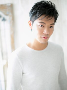 トニーアンドガイ メン 与野駅前店(TONI&GUY MEN) アッシュブラック＆ツーブロックショートd