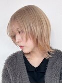 ブロンドウルフ_チェリーブラウンフェミニンロング_ba429121