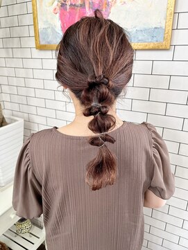 リール(THE RIRE.) ＊THE  RIRE.  カジュアル編みおろしアレンジ＊