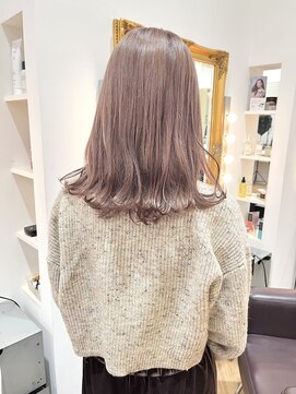 コワファースト  させぼ五番街店(COIFF1RST) くすみチェリーブラウン