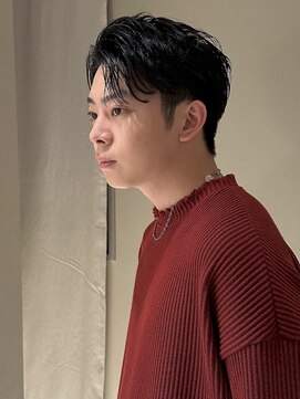 ノラギンザユー(NORA GINZA/U) ダウンパーマニュアンスパーマセンターパートコンマヘア髪質改善