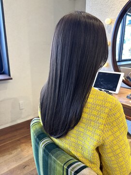 エルサフィロ キタハマ(el zafiro kitahama) 20×30×40代×透明感×髪質改善×ロング×ラベンダーアッシュ