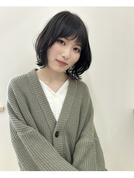 エフ(ef.) レイヤーボブ／ボブレイヤー/オリーブベージュ