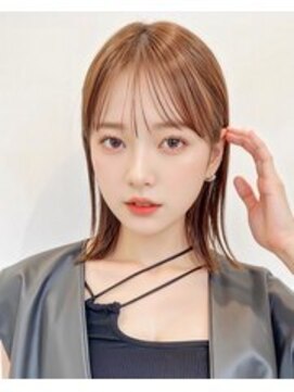 ロット 横浜店(lot) 切りっぱなしボブ/ロブ/ピンクブラウン[横浜駅]