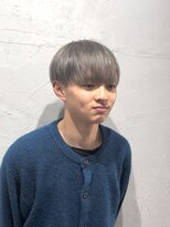 ガオプロデュースバイレボ(gao produced by revo)&nbsp;【曽我尾真生】ハイトーンカラー/グレージュ/メンズマッシュ