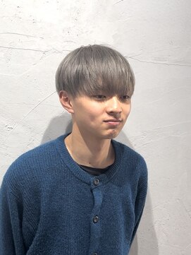 ガオプロデュースバイレボ(gao produced by revo) 【曽我尾真生】ハイトーンカラー/グレージュ/メンズマッシュ